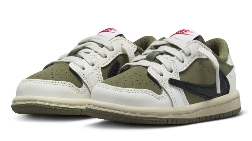 Nike Dunk Low Travis Scott ホワイト/オリーブ Travis Scott x Air Jordan 1 Low Toddler Medium Olive | DO5441-200
