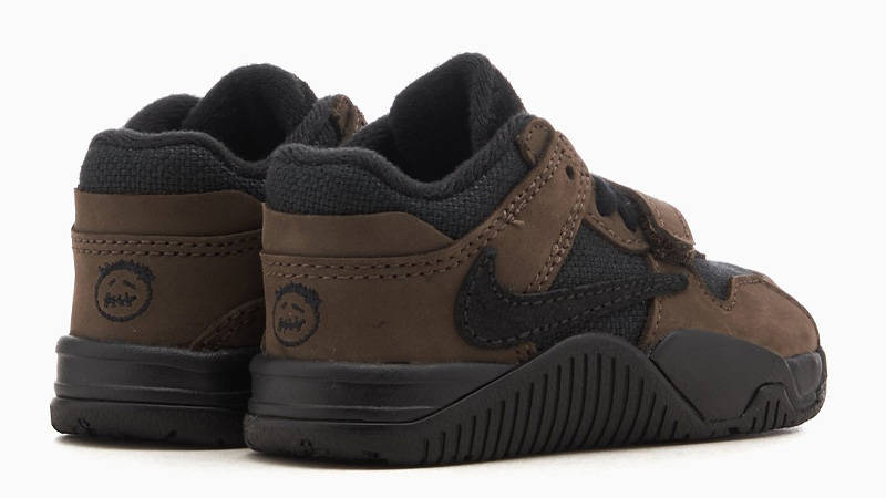 Travis Scott x Jordan Jumpman Jack Trainer Toddler Dark Mocha Back