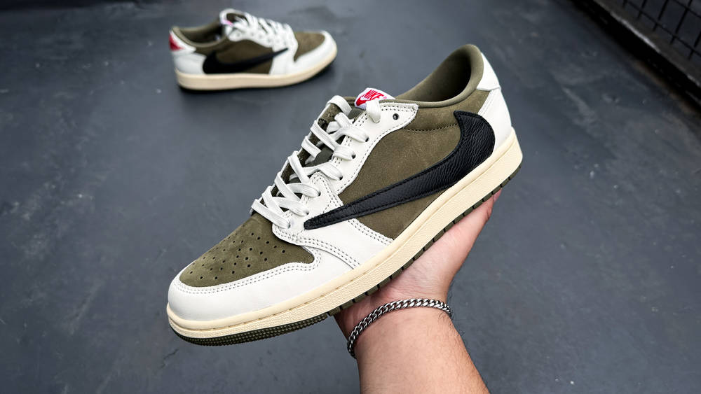 via The Sole Supplier How To Cop The Travis Scott x Air Jordan 1 Low 'Medium Olive'