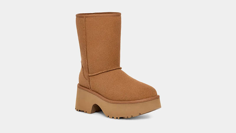 Ugg Classic Short New Heights Boot Chestnut 1158310-CHE front