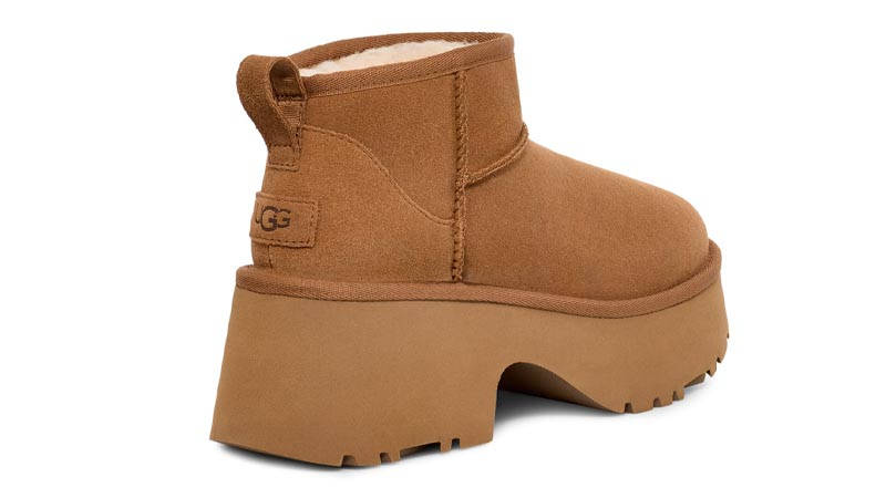 UGG Classic Ultra Mini New Heights Boot Chestnut Back