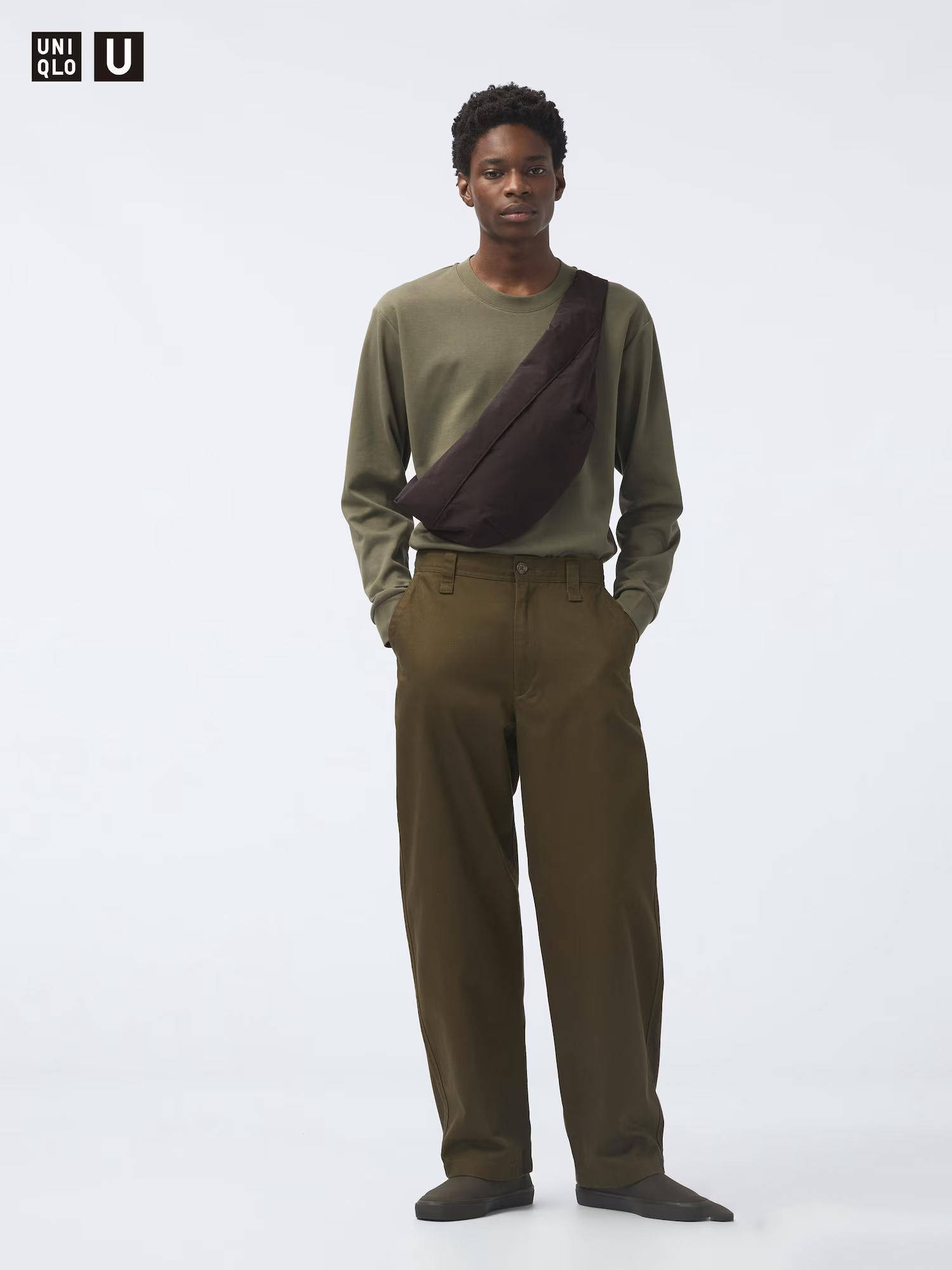 Pleated Pants Uniqlo Mens Tapered Black Pants Fit Pleated Chino