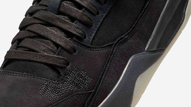 Who Decides War x Air Jordan Flight Court Black HQ2958-006 Detail