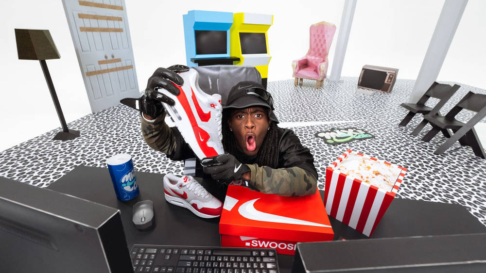 Nike Promote Their Shift Into Gaming With Kai Cenat And The Air Max 1 "Low Poly"