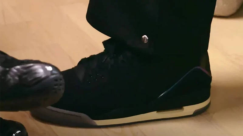A Ma Maniére x Air Jordan 3 Hand Wash Cold on foot