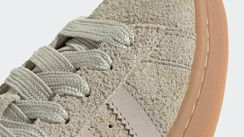 adidas Campus 00s Putty Grey Charcoal Side Closeup