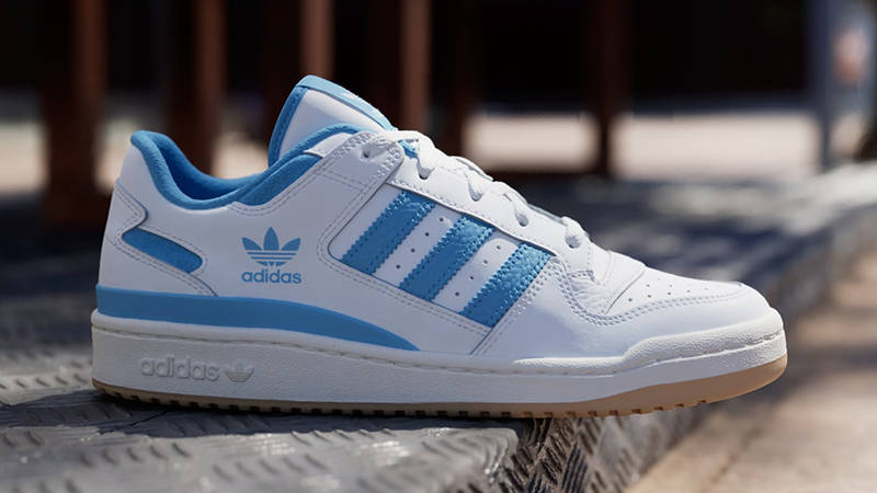 adidas Forum Low CL White Team Light Blue | IH7832 | The Sole Supplier