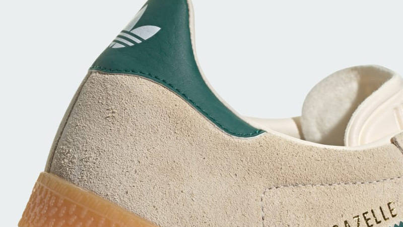 adidas Gazelle GS White Green Gum Closeup