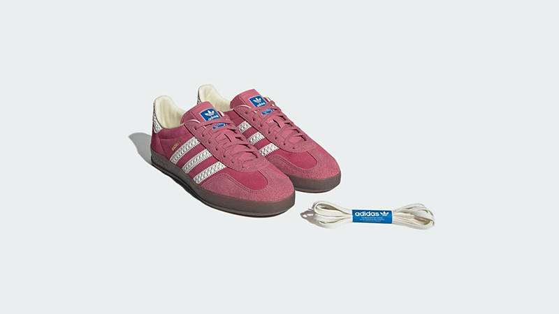 adidas gazelle silver green womens Adidas Gazelle Indoor 'Preloved Scarlet/Court Green' -Originally $120.00 -