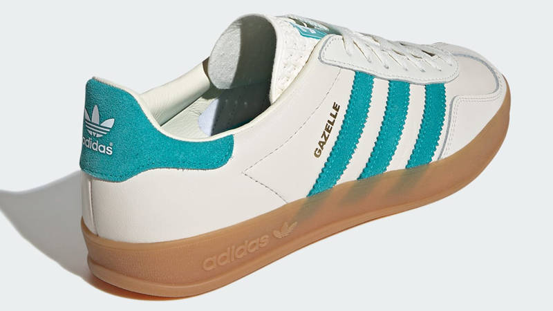 adidas Gazelle Indoor Turqoise Chalk White Back