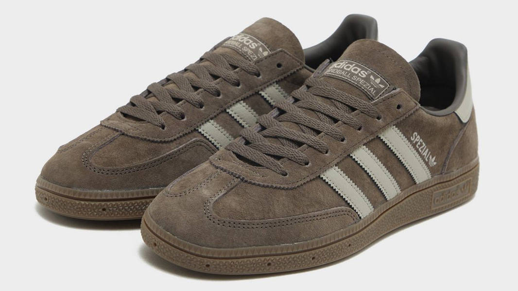adidas Handball Spezial Shadow Olive Silver Pebble Front