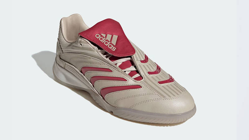 adidas Predator Sala Beige Red JR4226 front
