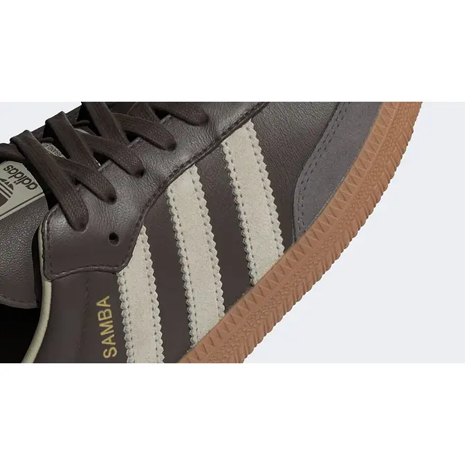 adidas Samba OG Brown Putty Grey ID1481 Detail
