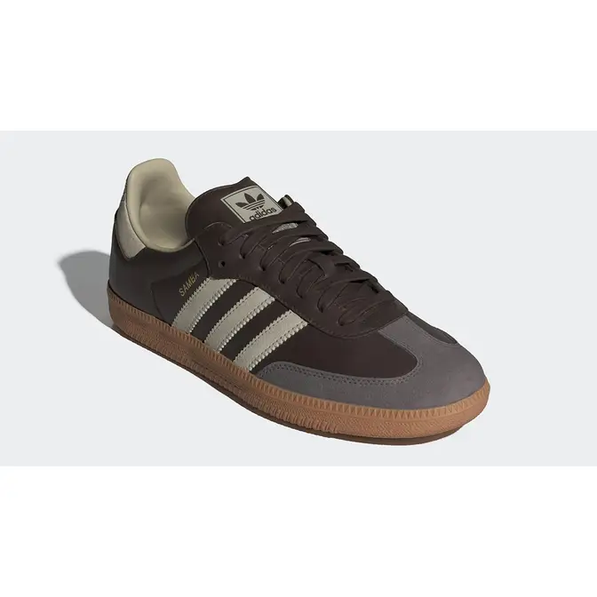 adidas Samba OG Brown Putty Grey ID1481 Side