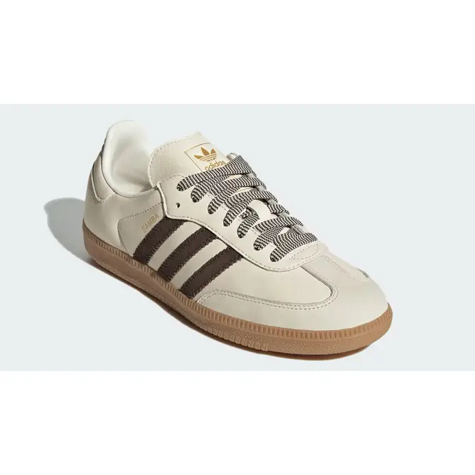 adidas Samba OG Off White Dark Brown | JS3181 | The Sole