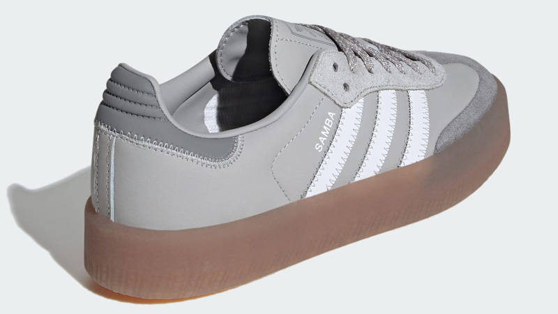 adidas Sambae Grey Cloud White Back