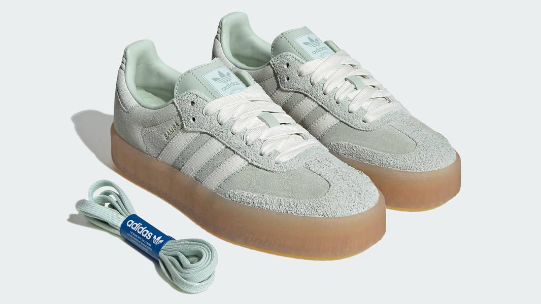 adidas gazelle silver green womens Women's Samba OG