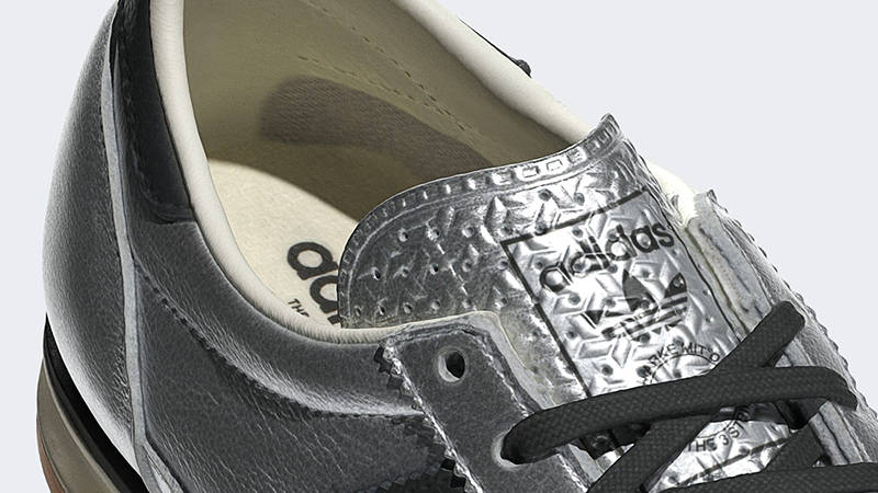 adidas SL 72 OG Silver Metallic Black JH6363 Detail