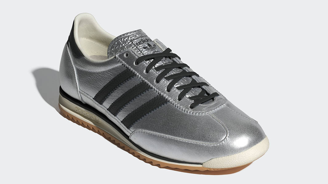 adidas SL 72 OG Silver Metallic Black JH6363 Side