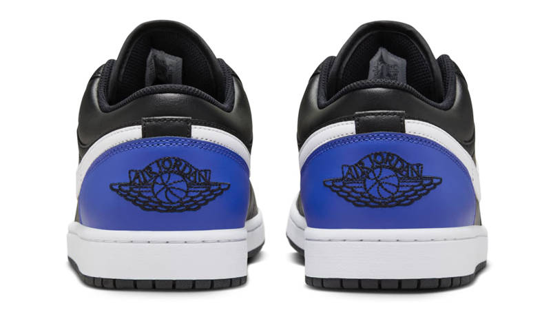 Air Jordan 1 Low Black Royal Toe Back
