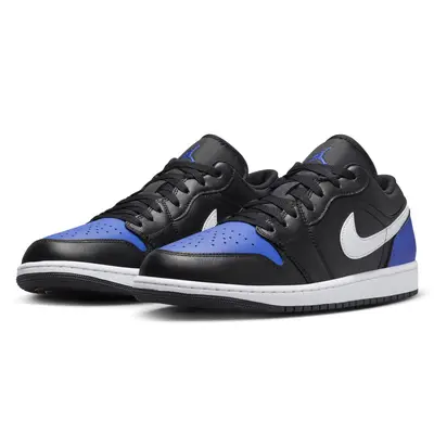 Air Jordan 1 Low Black Royal Toe Front