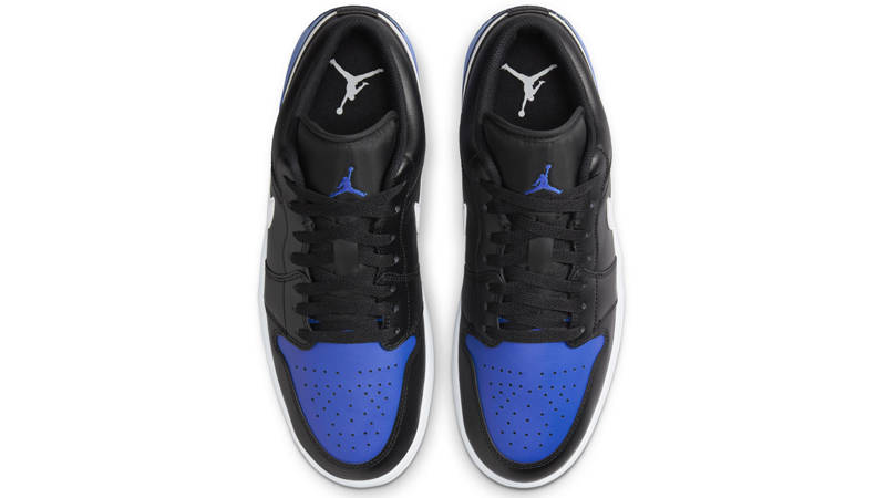 Air Jordan 1 Low Black Royal Toe Middle