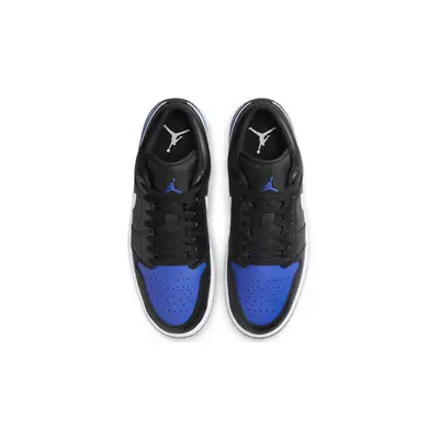 Air Jordan 1 Low Black Royal Toe Middle