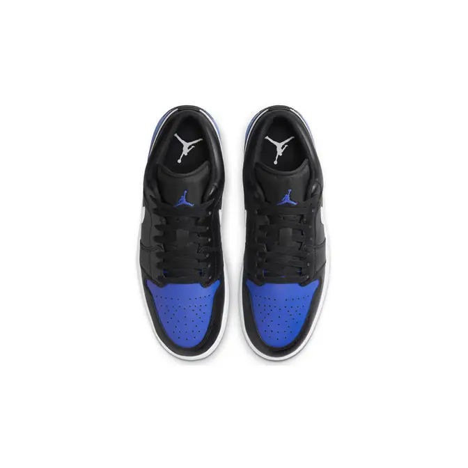 Air Jordan 1 Low Black Royal Toe Middle