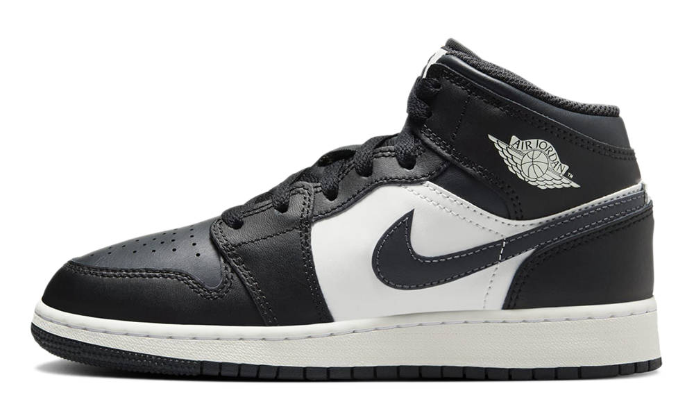 air jordan 1 mid black and white release date
