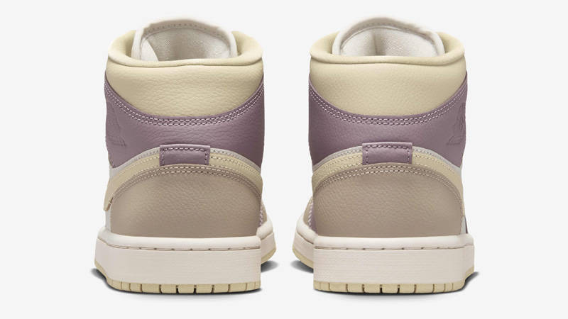 Air Jordan 1 Mid Team Gold Taupe Back