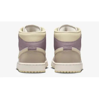 Air Jordan 1 Mid Team Gold Taupe Back