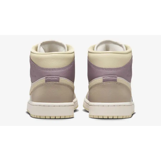 Air Jordan 1 Mid Team Gold Taupe Back