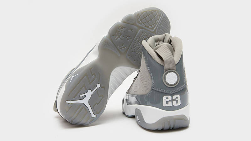 AIR JORDAN 9 RETRO COOL GREY-WHITE 28cm シューズ(男性用) AIR