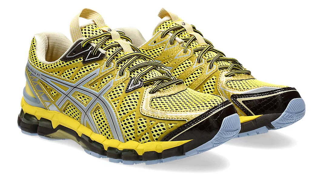 靴 asics GEL KAYANO 20 VIBRANT YELLOW asics UB9-S GEL-KAYANO 20 VIBRANT YELLOW/PURE SILVER