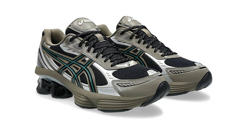 ASICS Gel-Kinetic Fluent Black Dark Taupe 1203A737-002 front