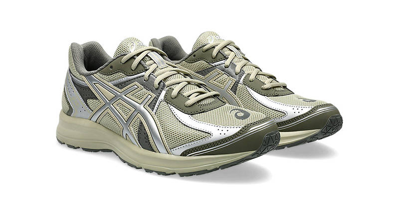 ASICS JOG 100S Khaki Silver 1203A741-300 front