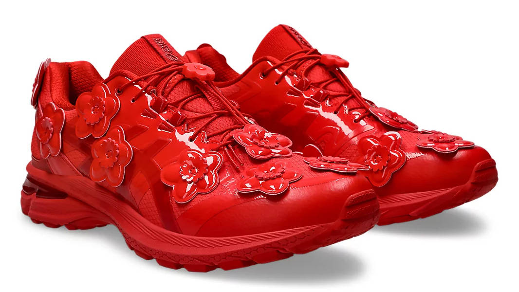 Cecilie Bahnsen x ASICS Gel-Terrain Flower Pack Red | The Sole