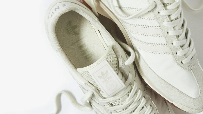END. x adidas SL 72 Laundromat Pack White Closeup