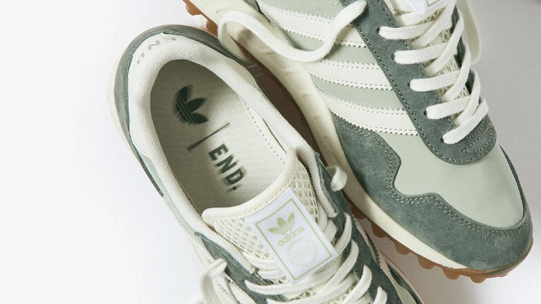 END. x adidas TRX Laundromat Pack Green Closeup