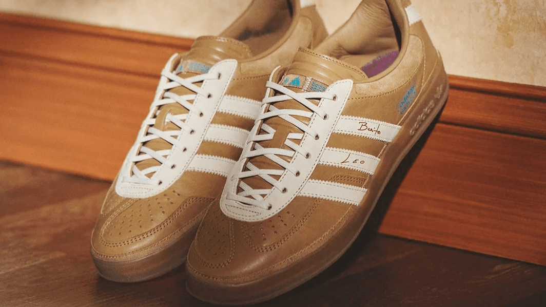 Lionel Messi x Bad Bunny x adidas Gazelle Indoor Brown Cream