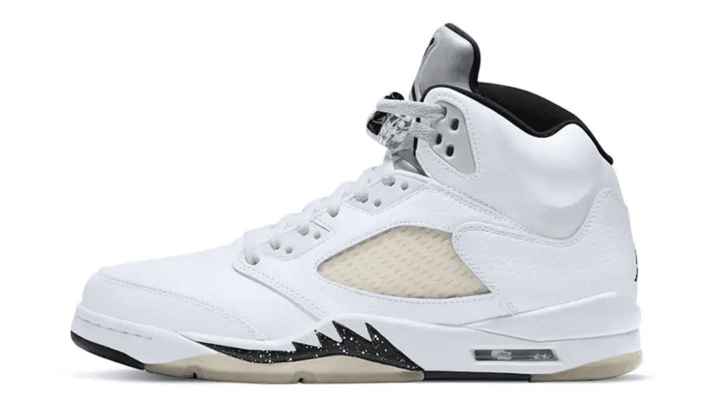 Air Jordan 5 White Black
