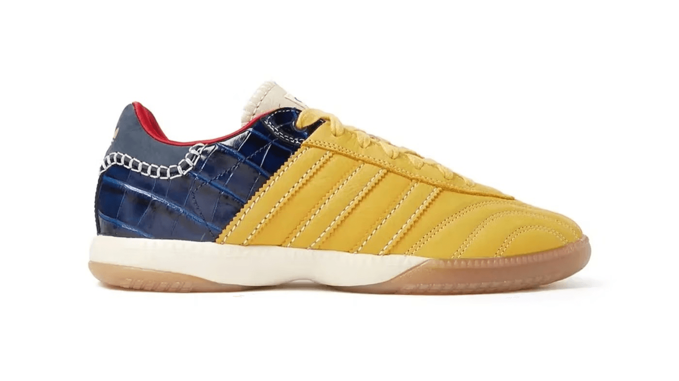 Wales Bonner x adidas Samba MN St Fade Gold Collegiate Navy