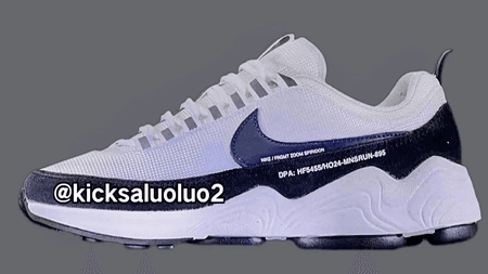First Look: Fragment Design x Nike Zoom Spiridon White Navy First Look: Fragment Design x Nike Zoom Spiridon White Navy
