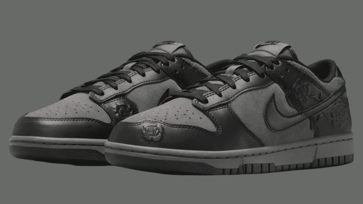 A Gothic Nike Dunk Lows for Valentine's Day