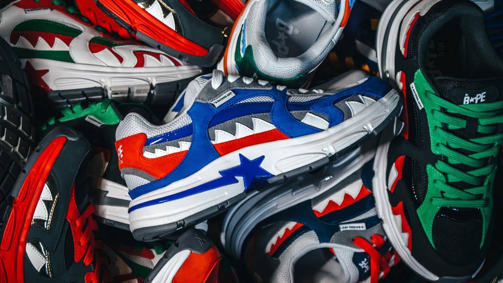 via A Bathing Ape BAPE Unveils The SHARK STA