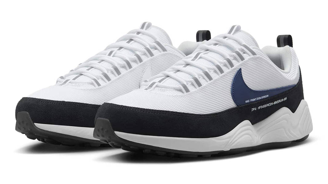 fragment design x Nike Zoom Spiridon White Blue Void HF5455-100 Side