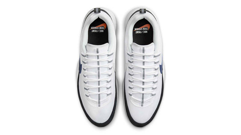 fragment design x Nike Zoom Spiridon White Blue Void HF5455-100 Top