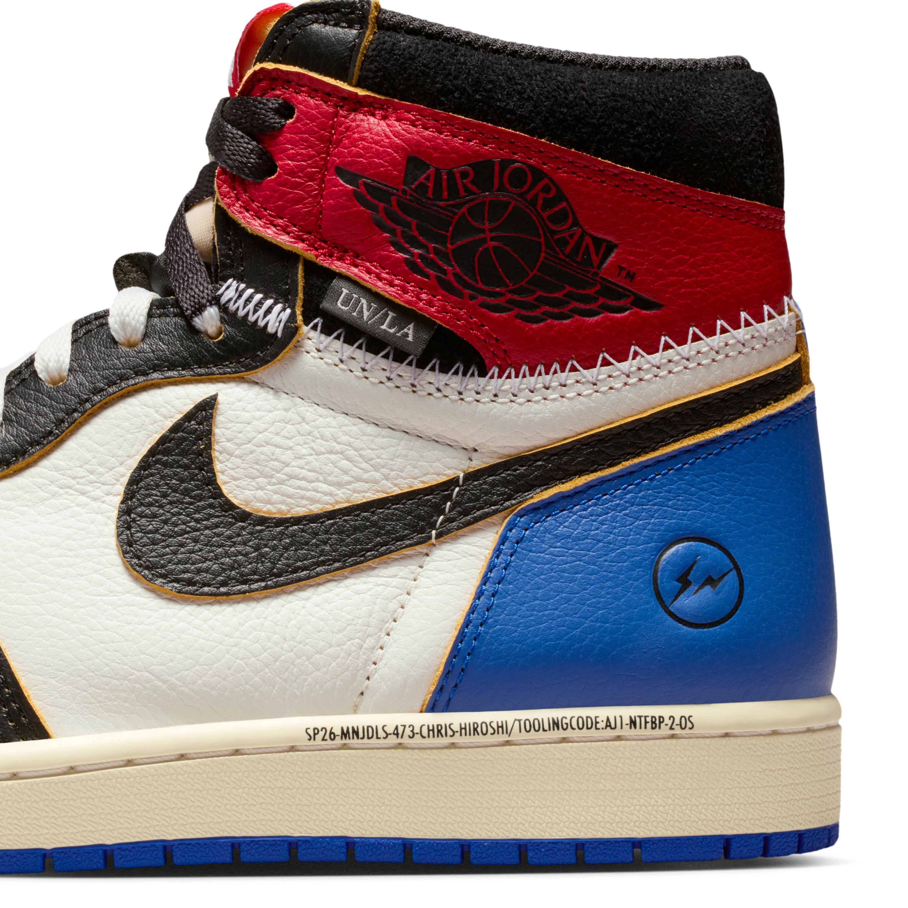 fragment design x Union LA x Air Jordan 1 High OG Varsity Red