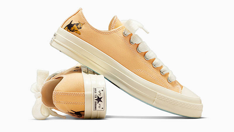 GOLF le FLEUR x Converse Chuck 70 Darryl Low Apricot Cream A12144C Back