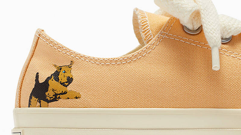 GOLF le FLEUR x Converse Chuck 70 Darryl Low Apricot Cream A12144C Detail